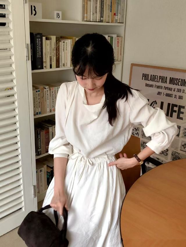 LOUNGE VERA東大門㊣實拍女裝新品25秋冬職業熱賣時尚連衣裙LOUNGE VERA-2件訂連衣裙