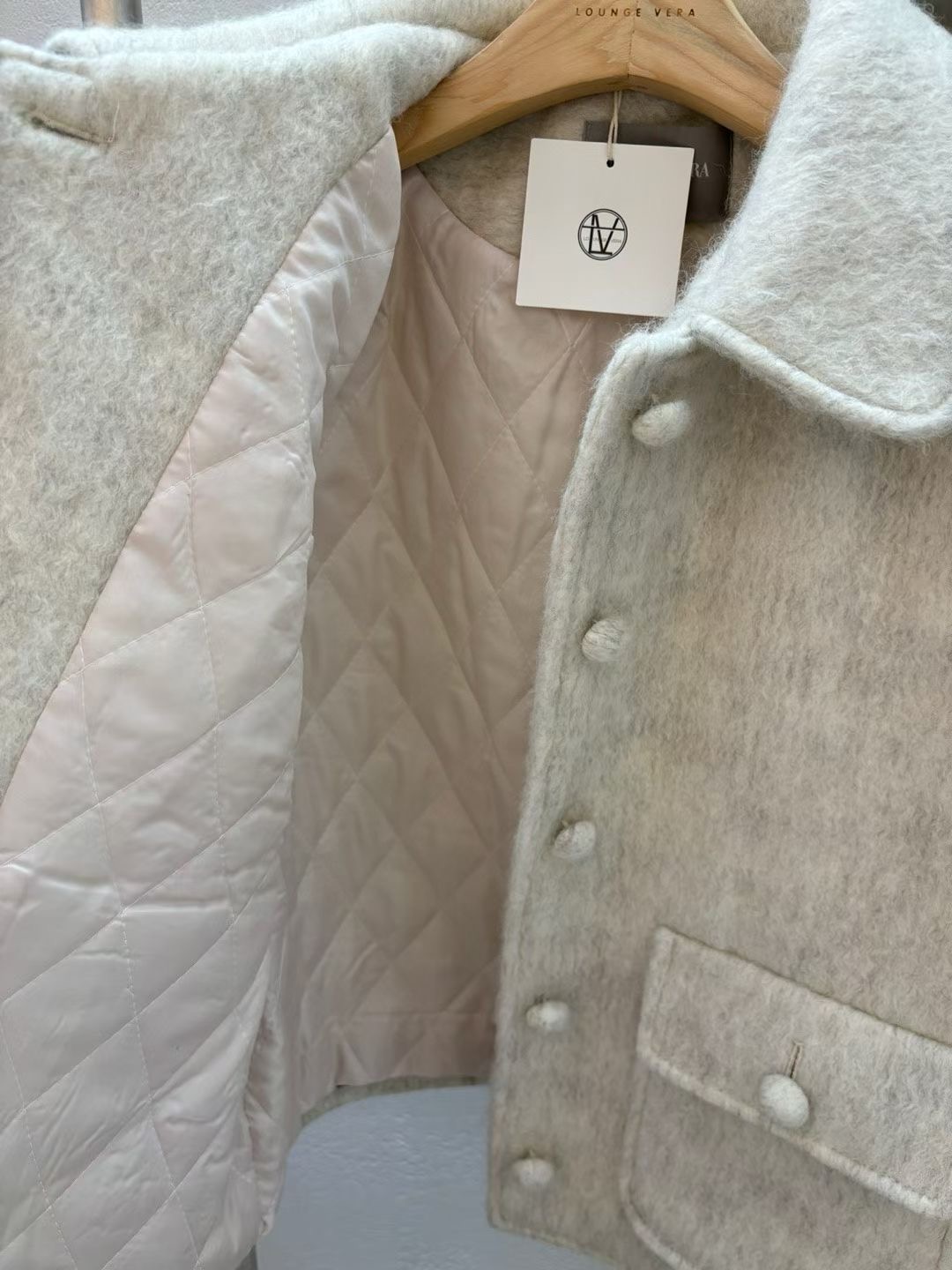 LOUNGE VERA韓國直郵㊣女士新品真品熱賣職業推薦25秋冬夾克LOUNGE VERA-2件訂夾克