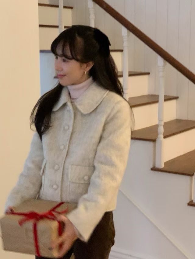 LOUNGE VERA韓國直郵㊣女士新品真品熱賣職業推薦25秋冬夾克LOUNGE VERA-2件訂夾克圖色1