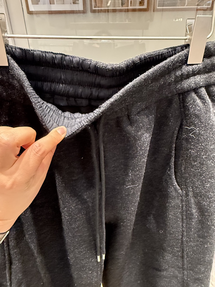 DE GO YOU東大門㊣代購女裝新款職業休閑休閑褲闊腿褲抓絨DE GO YOU休閑褲