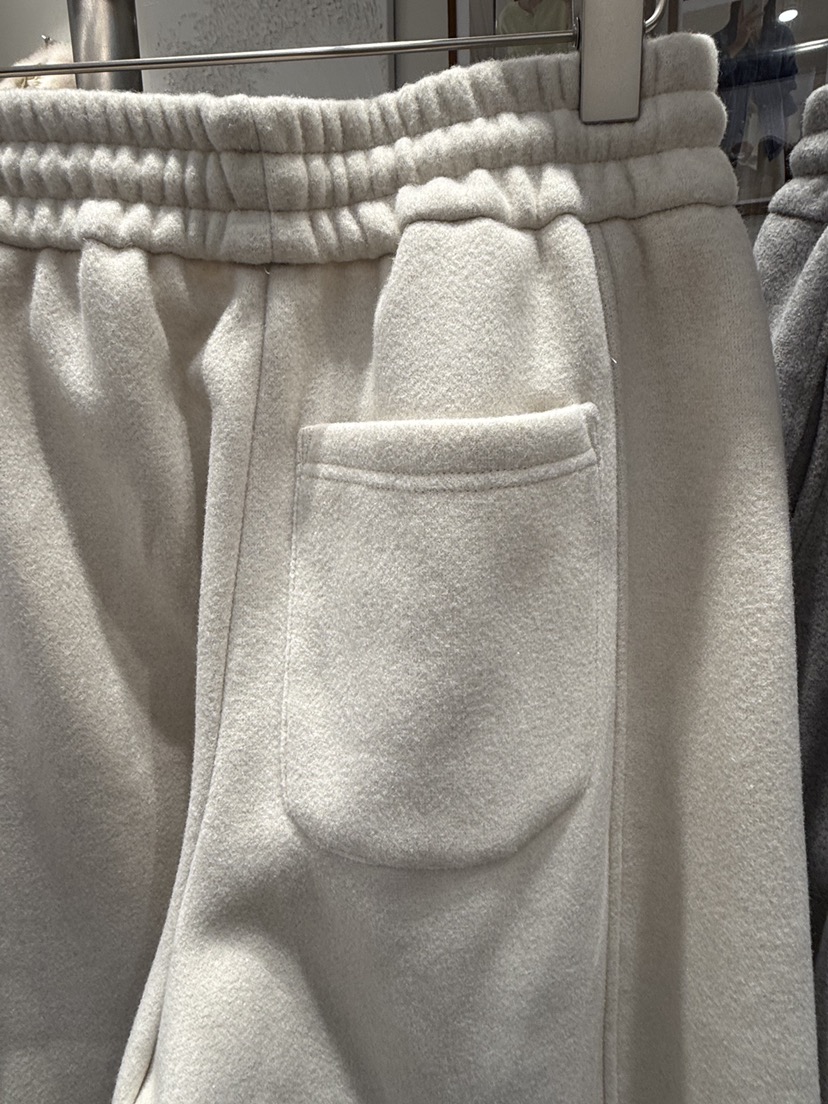 DE GO YOU東大門㊣代購女裝新款職業休閑休閑褲闊腿褲抓絨DE GO YOU休閑褲