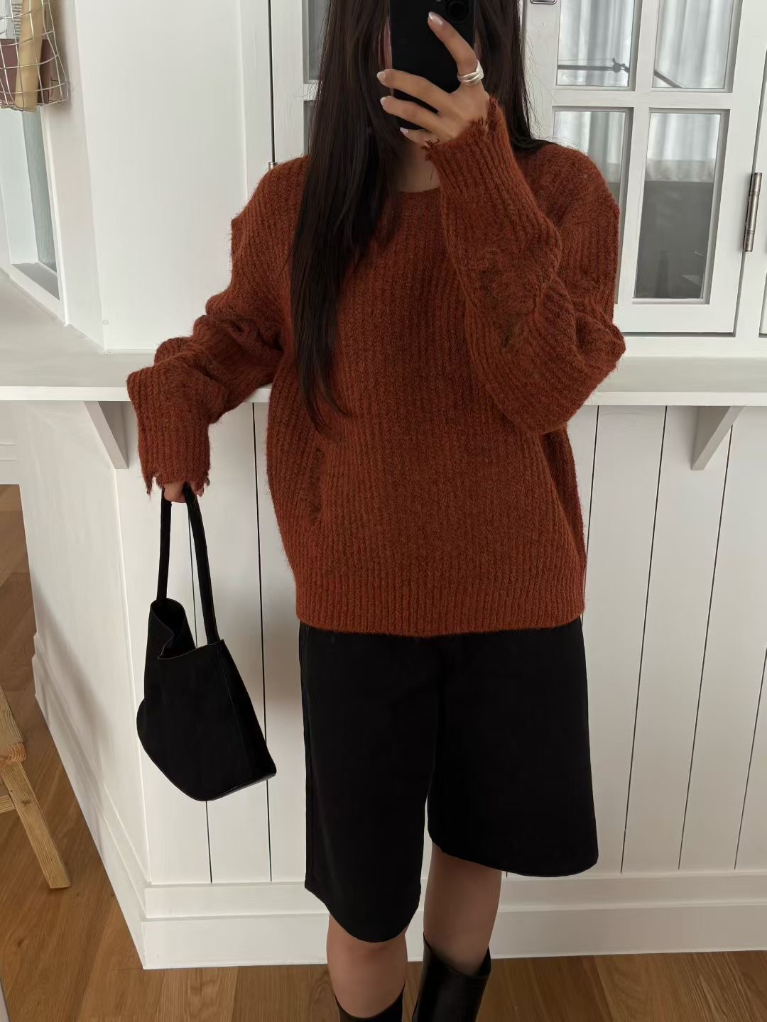 ALL OF US東大門㊣代購女士新品推薦休閑人氣職業熱賣毛衣ALL OF US毛衣圖色3