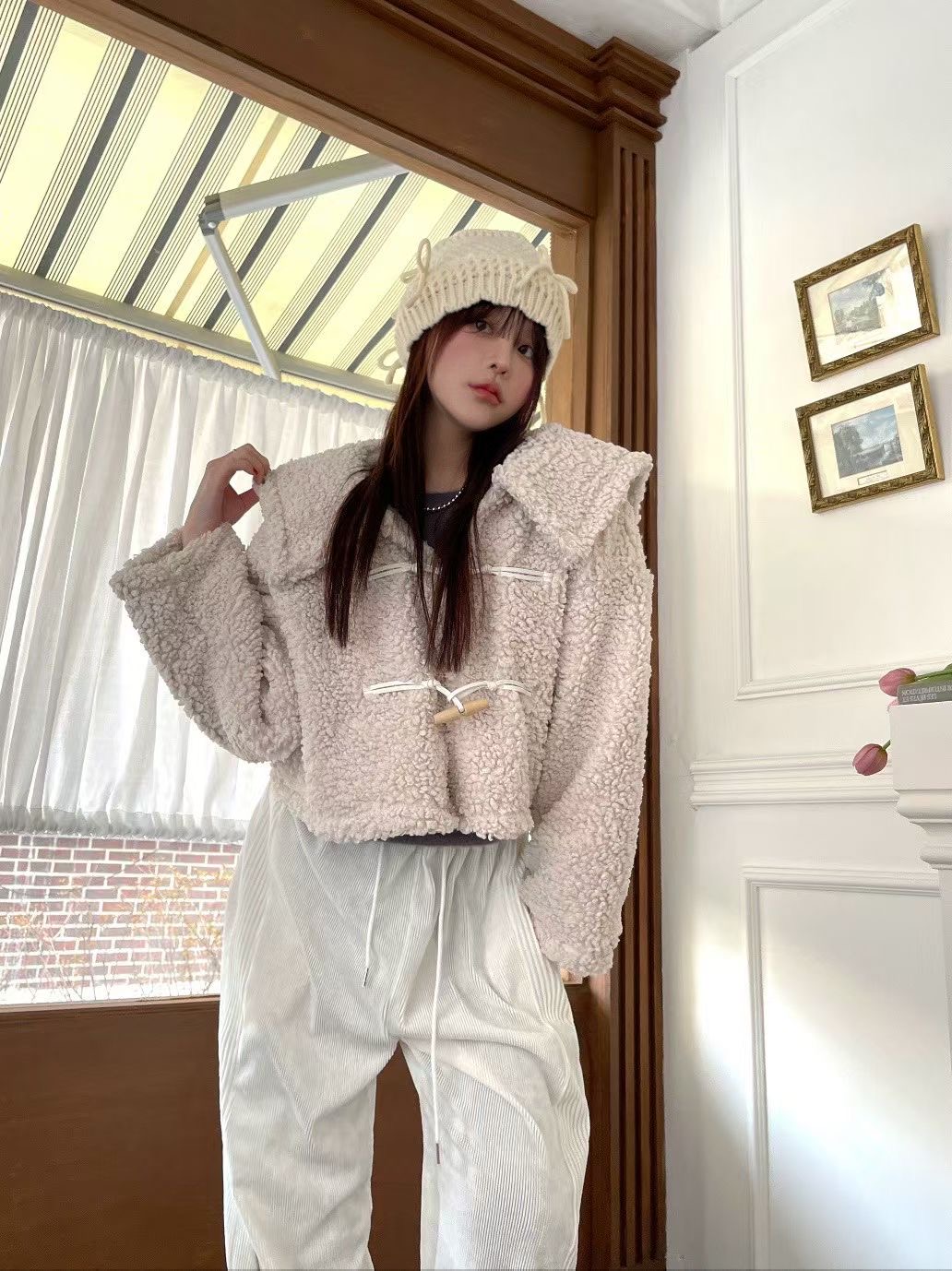 GISELE東大門㊣實拍女裝新品職業人氣真品時尚推薦休閑夾克GISELE夾克圖色1