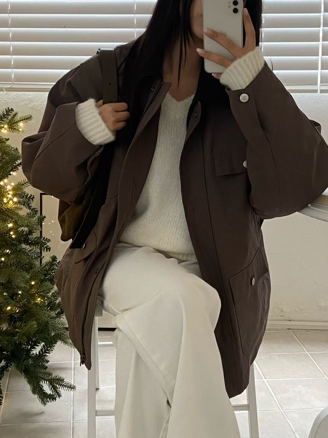 ALL OF US東大門㊣代購女士新款時尚25秋冬職業推薦人氣夾克ALL OF US夾克