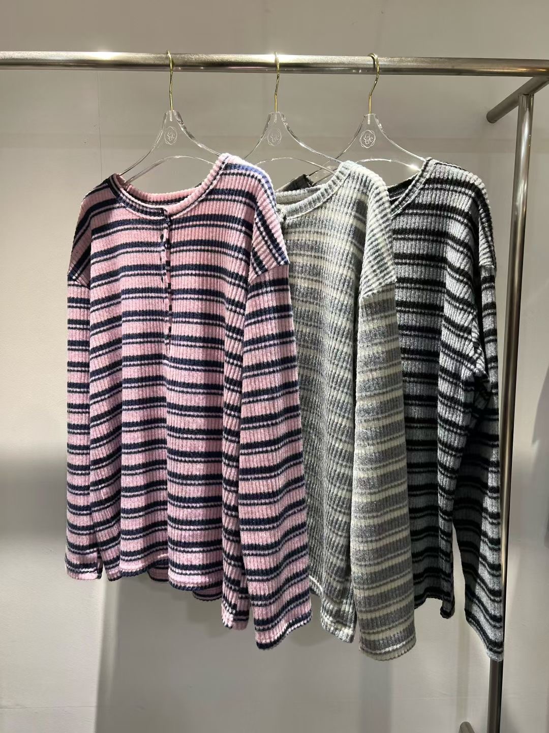 GISELE韓國直郵㊣女士新品休閑推薦真品職業時尚熱賣長袖T恤GISELE長袖T恤