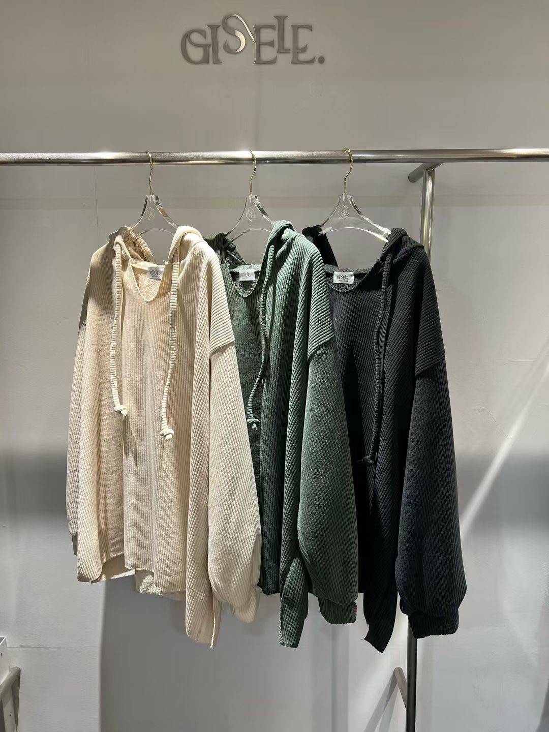 GISELE東大門㊣直郵女士新款人氣推薦休閑熱賣時尚25秋冬衛衣GISELE衛衣