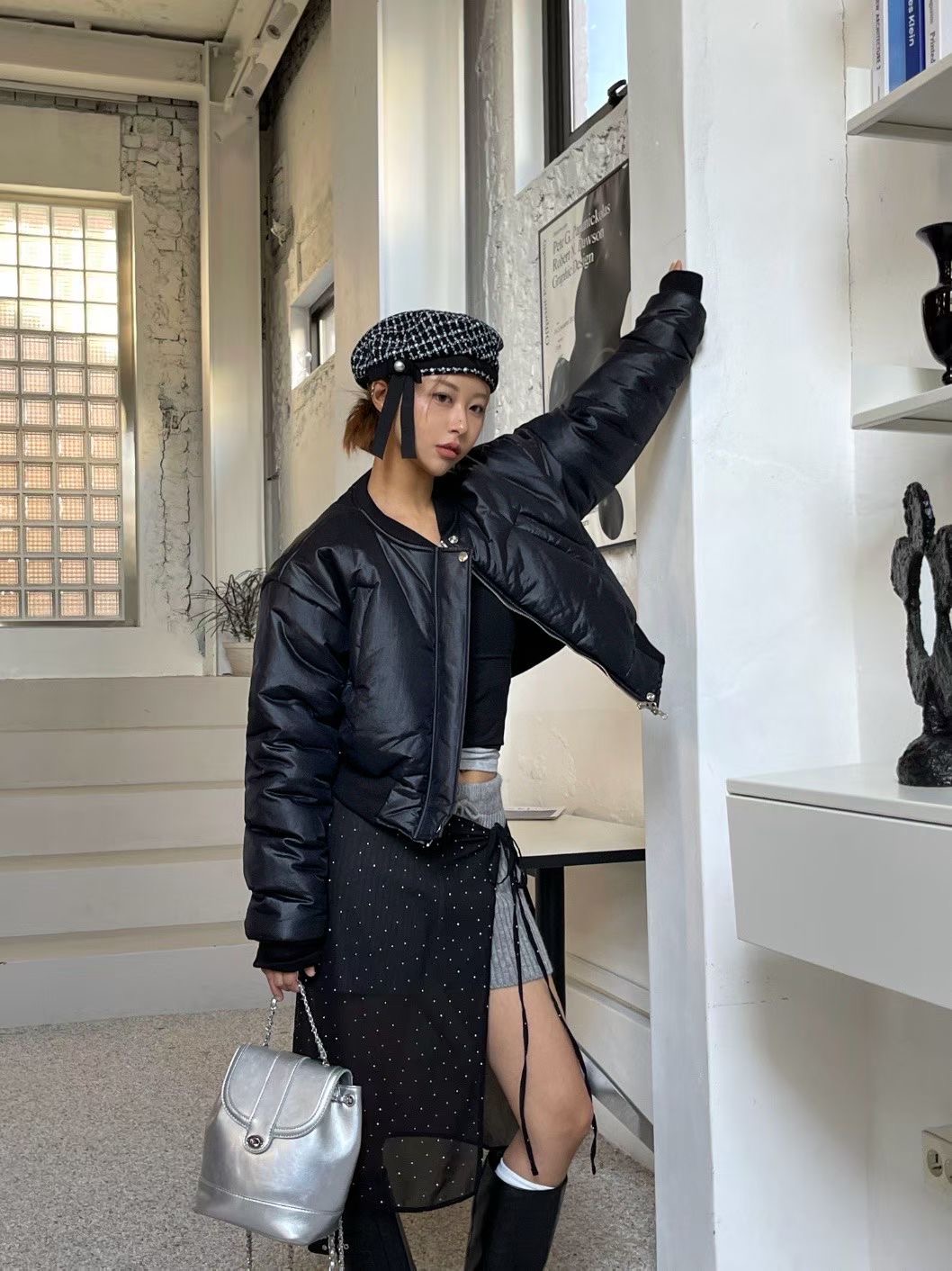 GISELE東大門㊣直郵女裝新品熱賣休閑職業推薦25秋冬時尚夾克GISELE夾克