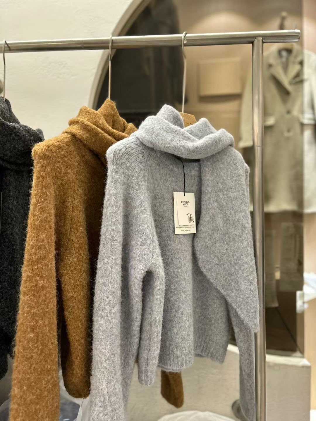 LOUNGE VERA東大門㊣直郵女裝新款時尚職業25秋冬休閑套裝LOUNGE VERA-2件訂套裝圖色1左一色