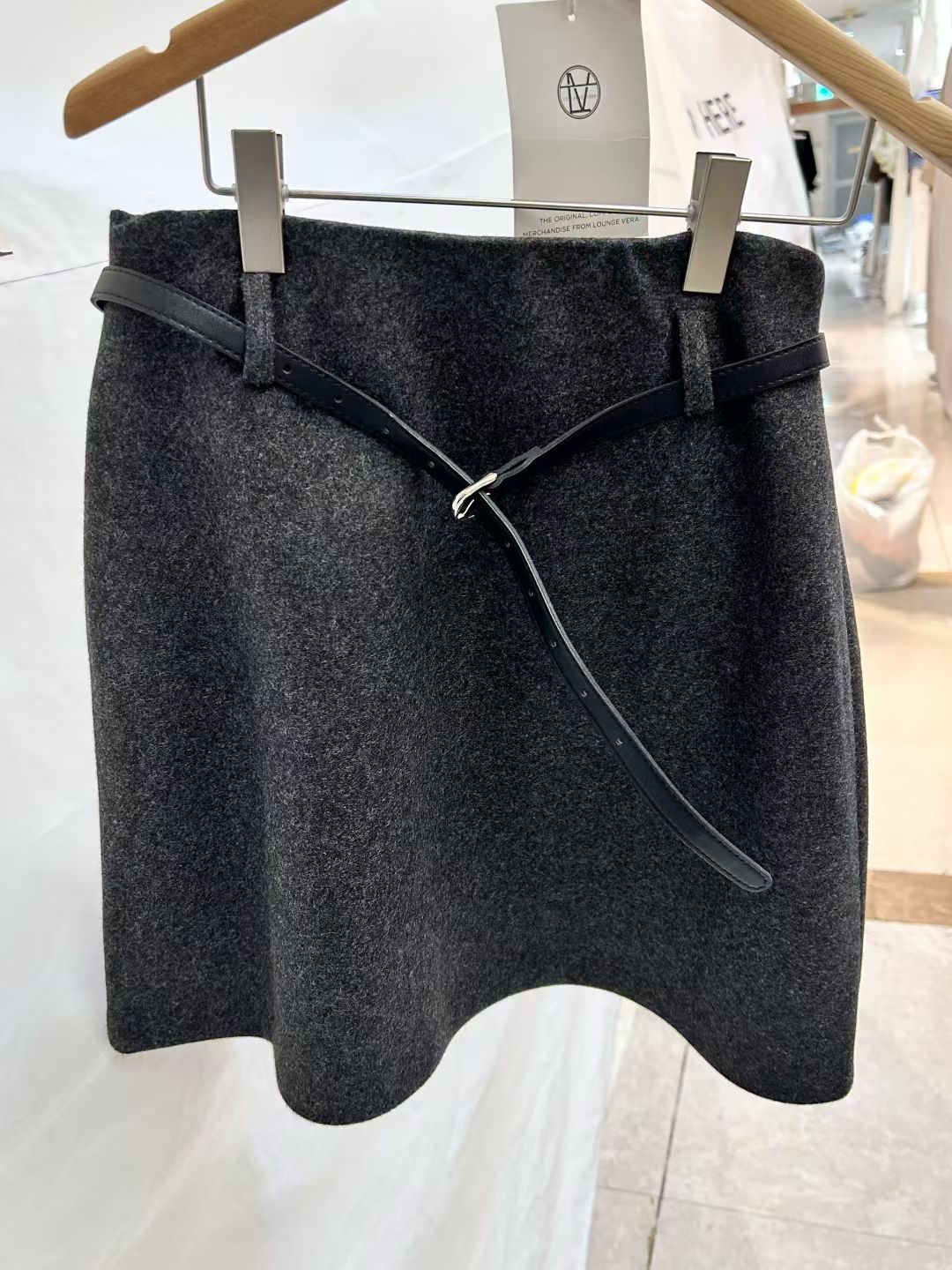 LOUNGE VERA東大門㊣實拍女士新品時尚半身裙中短裙不含腰帶LOUNGE VERA-2件訂半身裙/中短裙圖色1