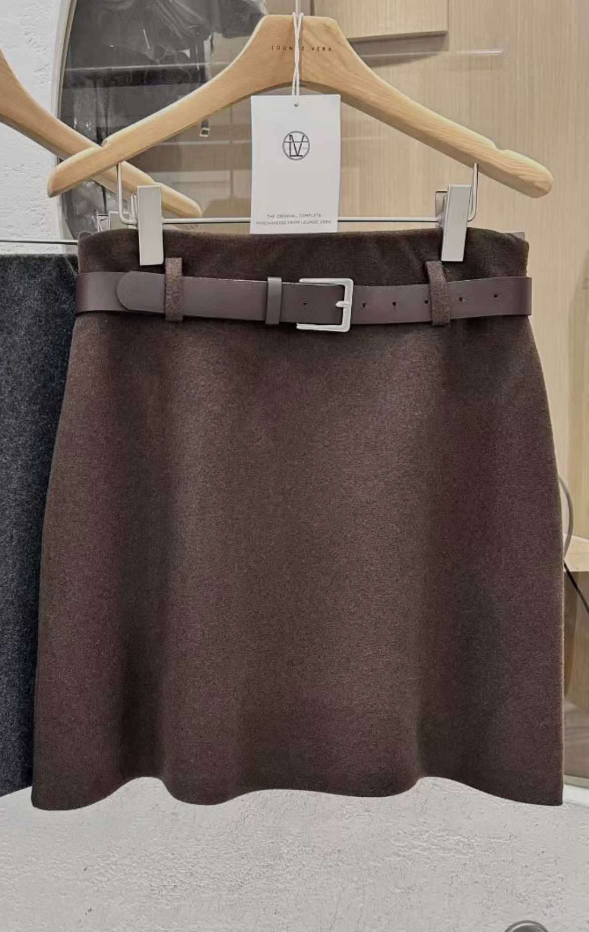 LOUNGE VERA東大門㊣實拍女士新品時尚半身裙中短裙不含腰帶LOUNGE VERA-2件訂半身裙/中短裙圖色2