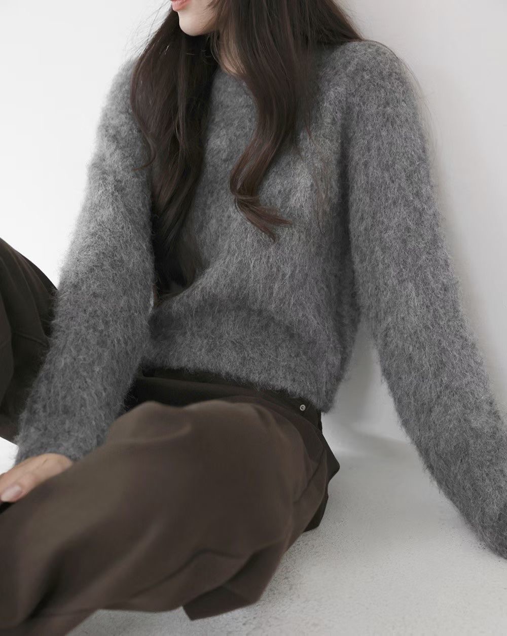 LOUNGE VERA東大門㊣直郵女士新款推薦熱賣真品時尚針織衫LOUNGE VERA-2件訂針織衫圖色1