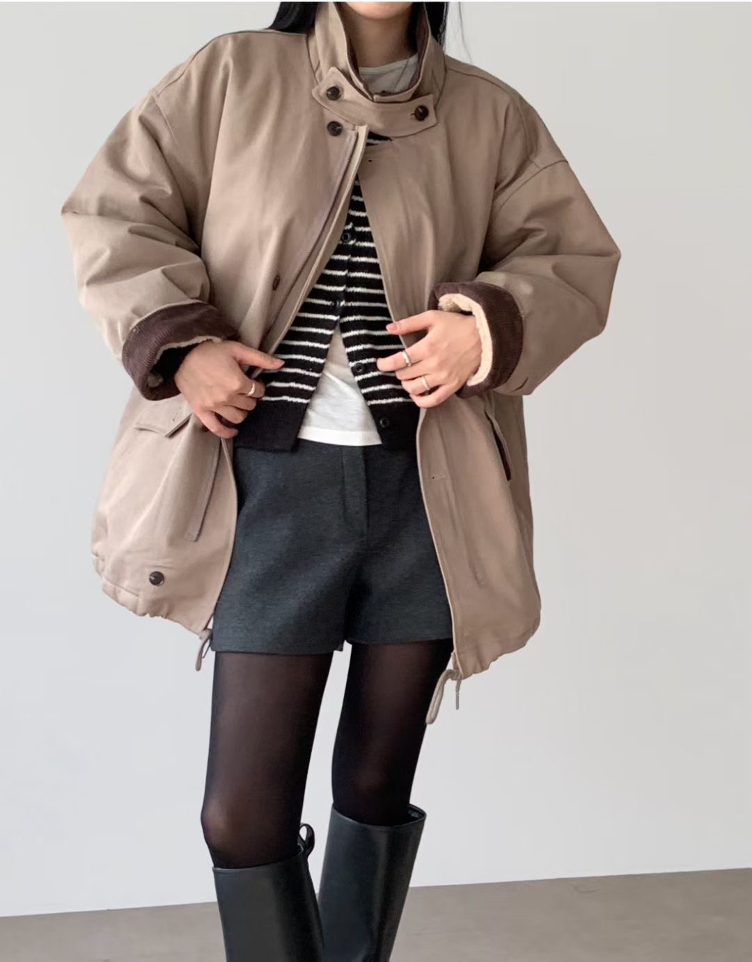 ALL OF US東大門㊣實拍女士新品真品職業熱賣推薦人氣夾克ALL OF US夾克圖色1