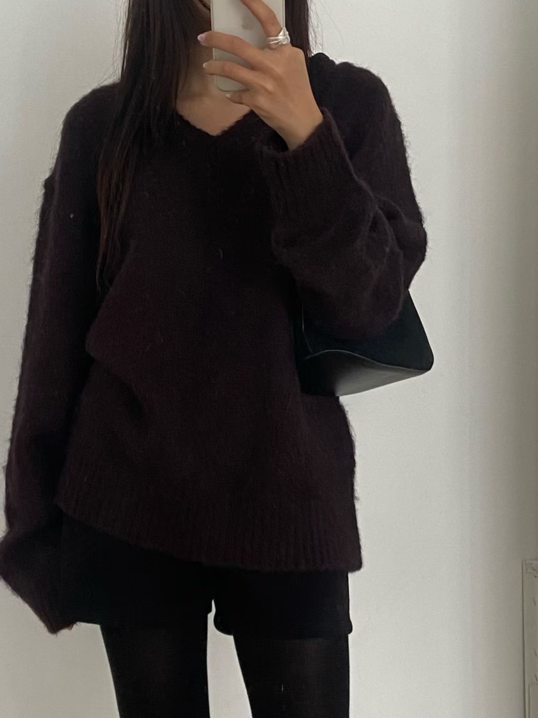 ALL OF US東大門㊣實拍女士新款職業休閑人氣25秋冬時尚毛衣ALL OF US毛衣圖色1