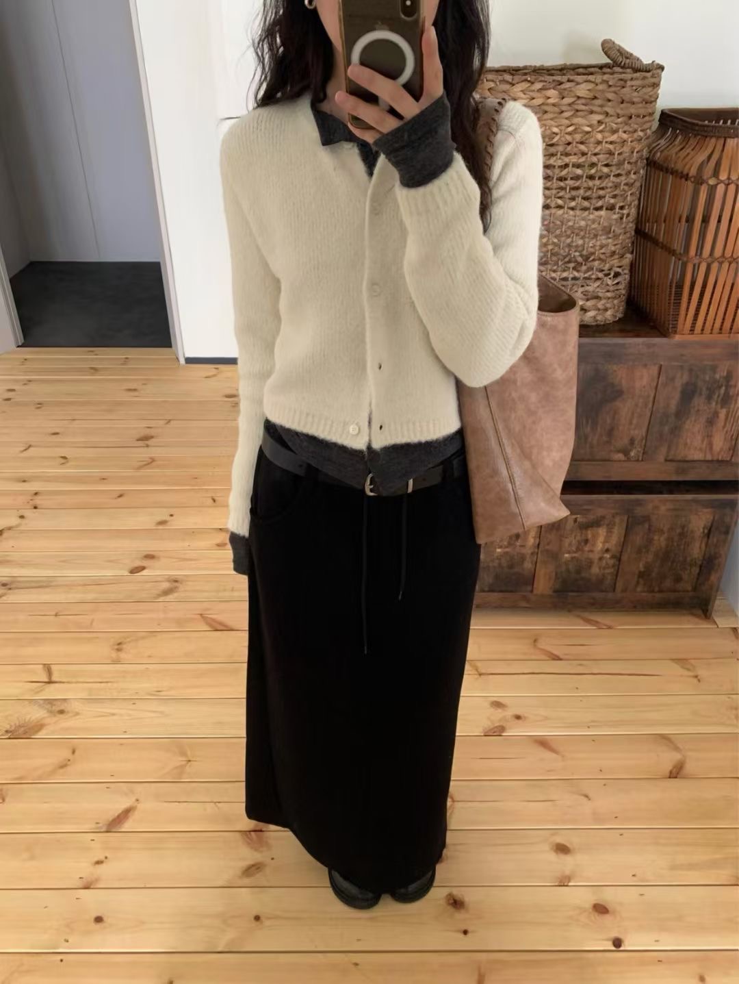 ALL OF US韓國代購㊣女裝新品人氣推薦25秋冬針織衫不含內搭ALL OF US針織衫圖色3