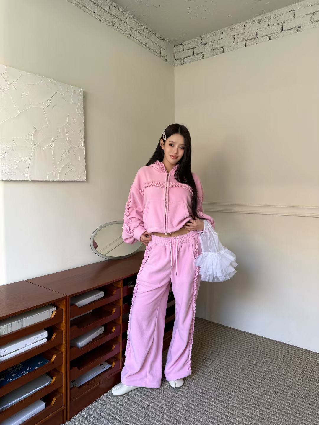 GISELE東大門㊣實拍女裝新品時尚休閑熱賣推薦真品人氣休閑褲GISELE休閑褲圖色2