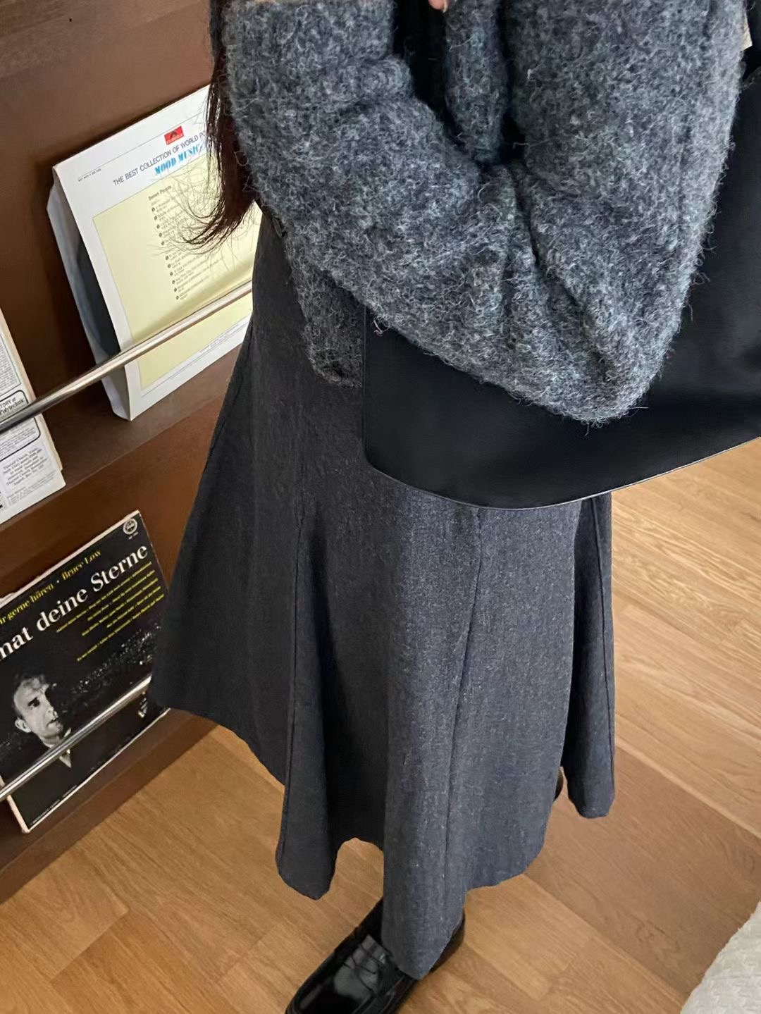 ALL OF US韓國直郵㊣女裝新品人氣休閑熱賣職業半身裙中短裙ALL OF US半身裙/中短裙