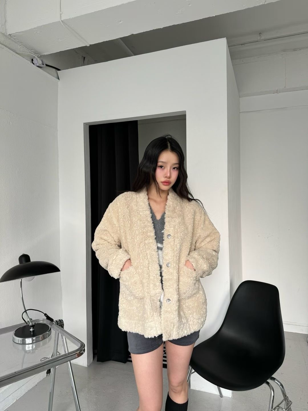 GISELE韓國代購㊣女裝新品人氣職業休閑真品熱賣推薦時尚夾克GISELE夾克圖色1