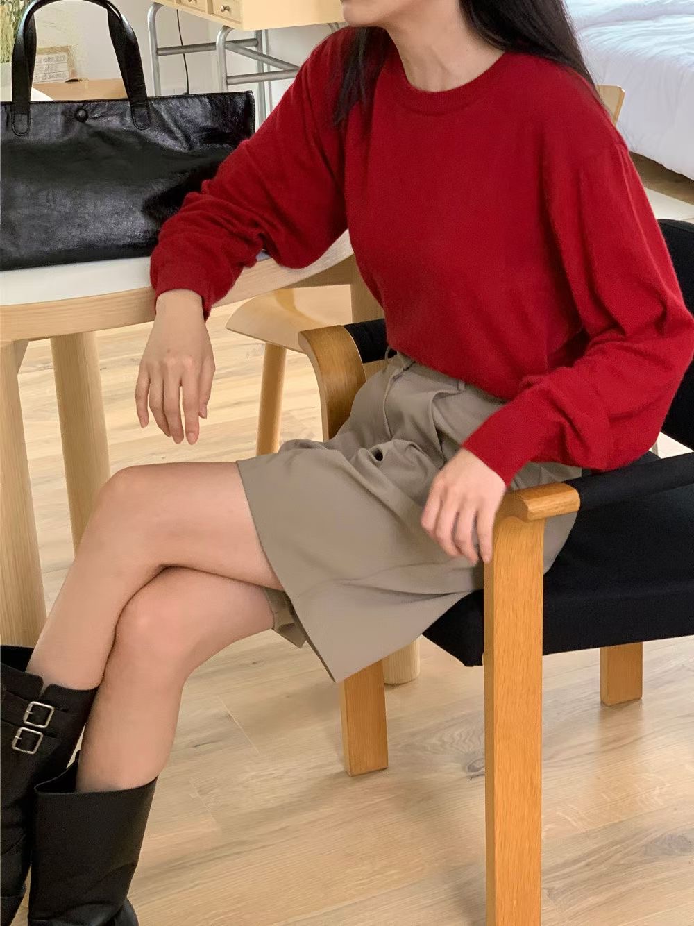 ALL OF US韓國直郵㊣女裝新品職業休閑真品熱賣推薦針織衫ALL OF US針織衫