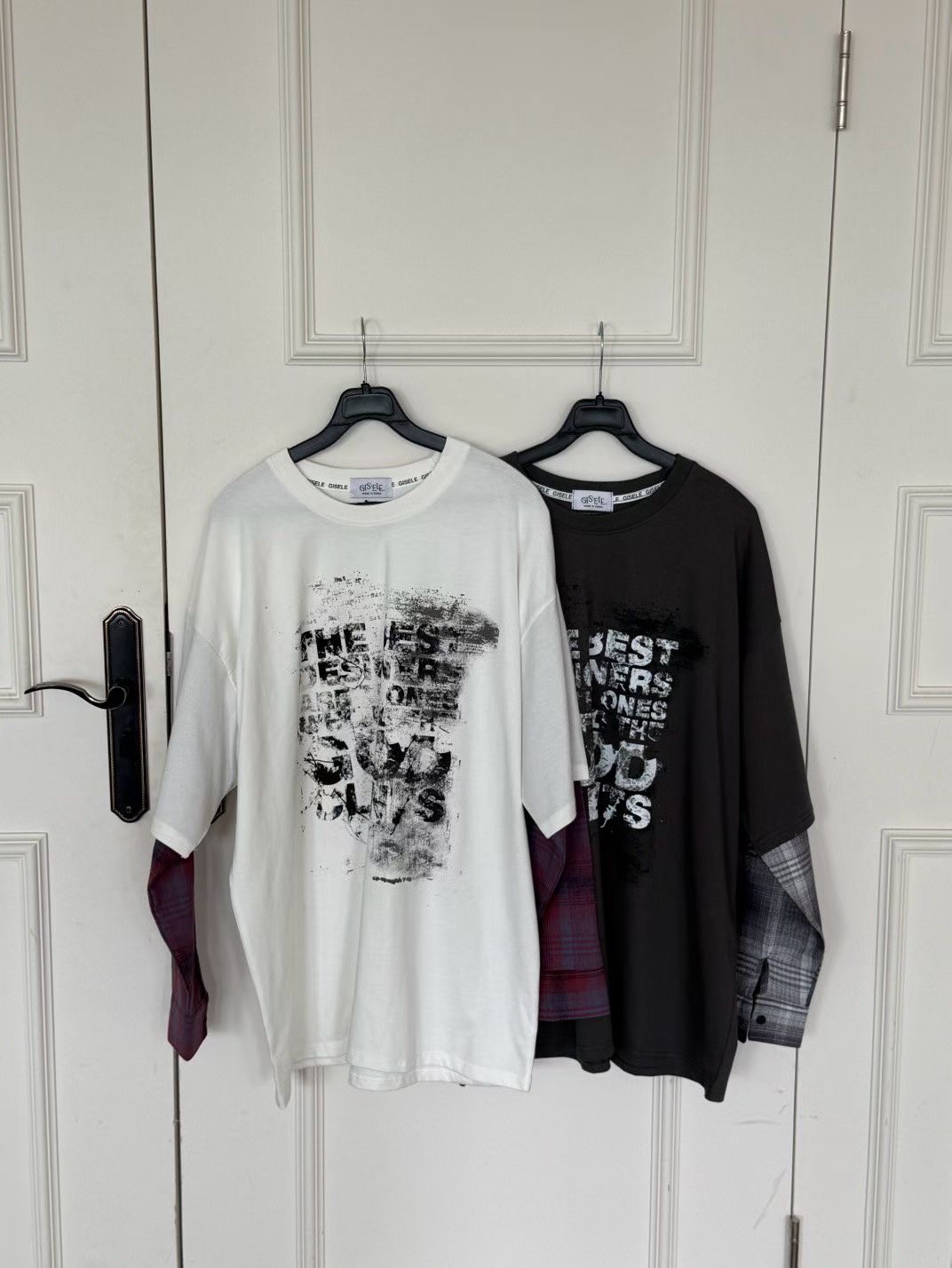 GISELE韓國直郵㊣女士新品人氣職業熱賣真品25秋冬休閑長袖T恤GISELE長袖T恤