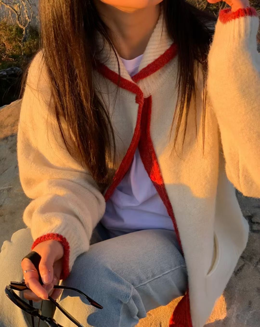 ALL OF US東大門㊣實拍女裝新品熱賣推薦時尚休閑人氣針織衫ALL OF US針織衫圖色1