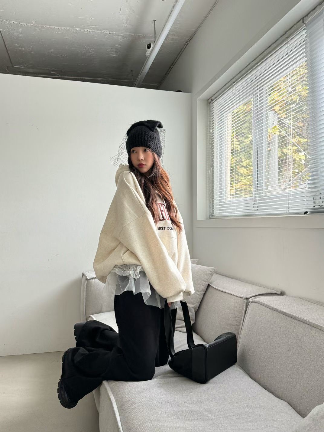 GISELE東大門㊣實拍女裝新品熱賣職業真品推薦人氣時尚衛衣GISELE衛衣