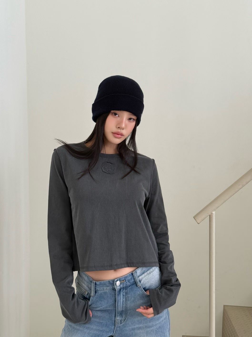 GISELE東大門㊣直郵女士新品真品職業熱賣推薦時尚人氣長袖T恤GISELE長袖T恤圖色3