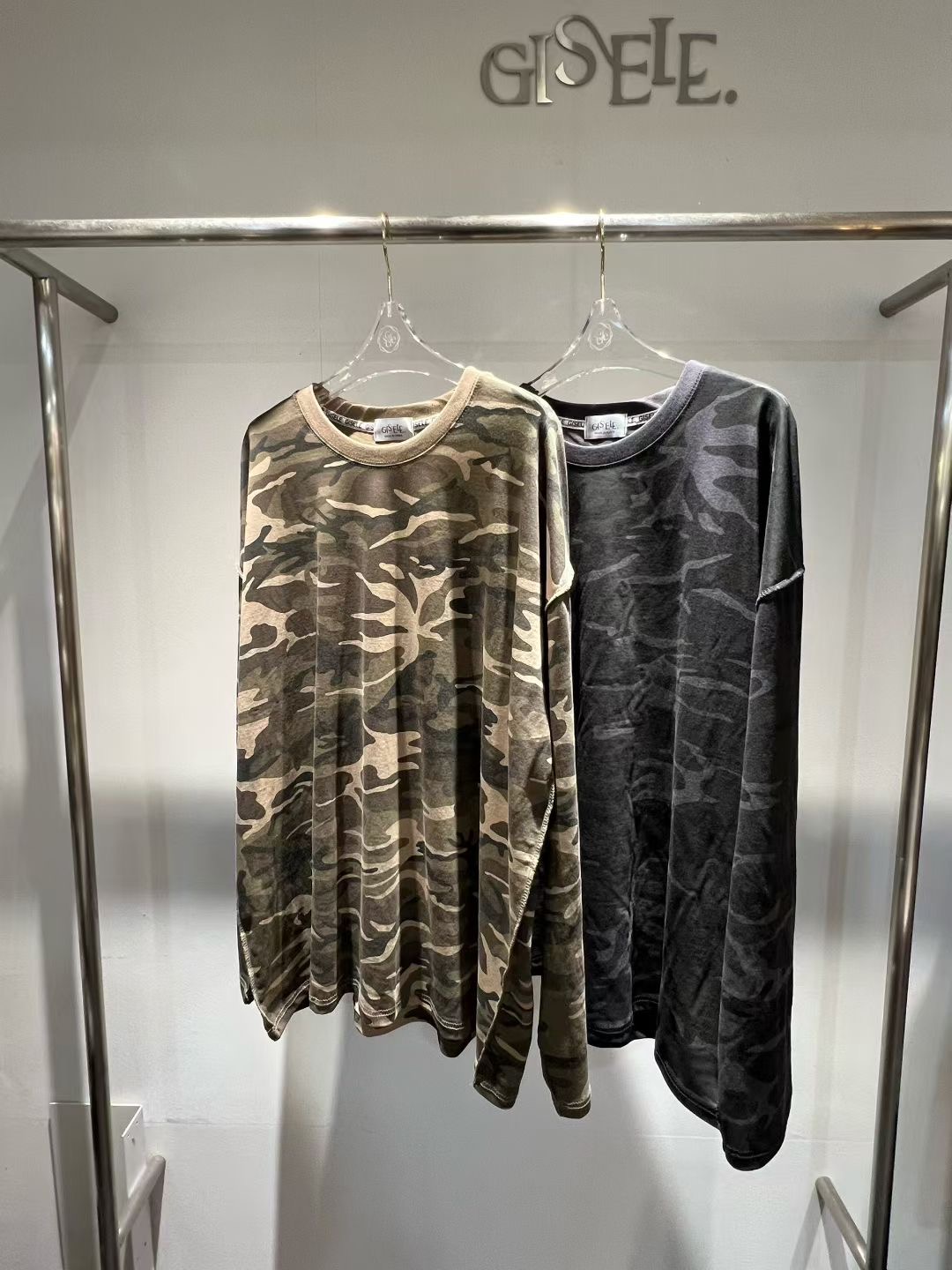 GISELE東大門㊣實拍女裝新品推薦職業人氣熱賣時尚休閑長袖T恤GISELE長袖T恤