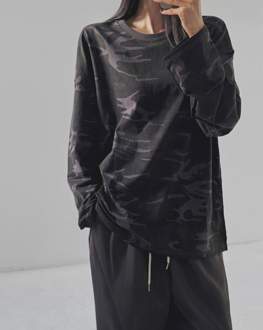 GISELE東大門㊣實拍女裝新品推薦職業人氣熱賣時尚休閑長袖T恤GISELE長袖T恤圖色2