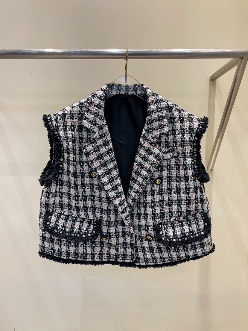 81 MARKET-L東大門㊣直郵女裝新款時尚休閑推薦25秋冬馬甲81 MARKET-L馬甲圖色1