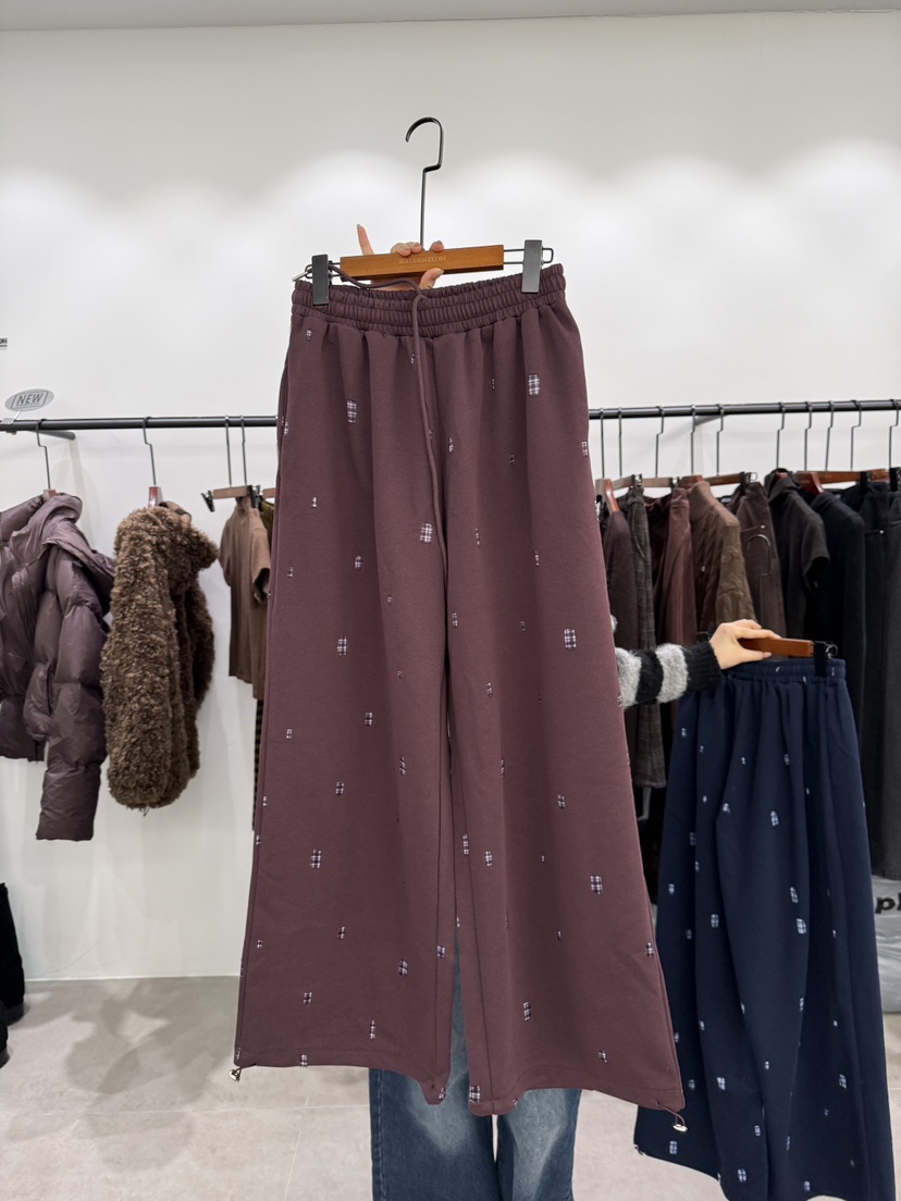 WATERMELON東大門㊣直郵女士新款推薦真品休閑25秋冬休閑褲WATER MELON休閑褲圖色1