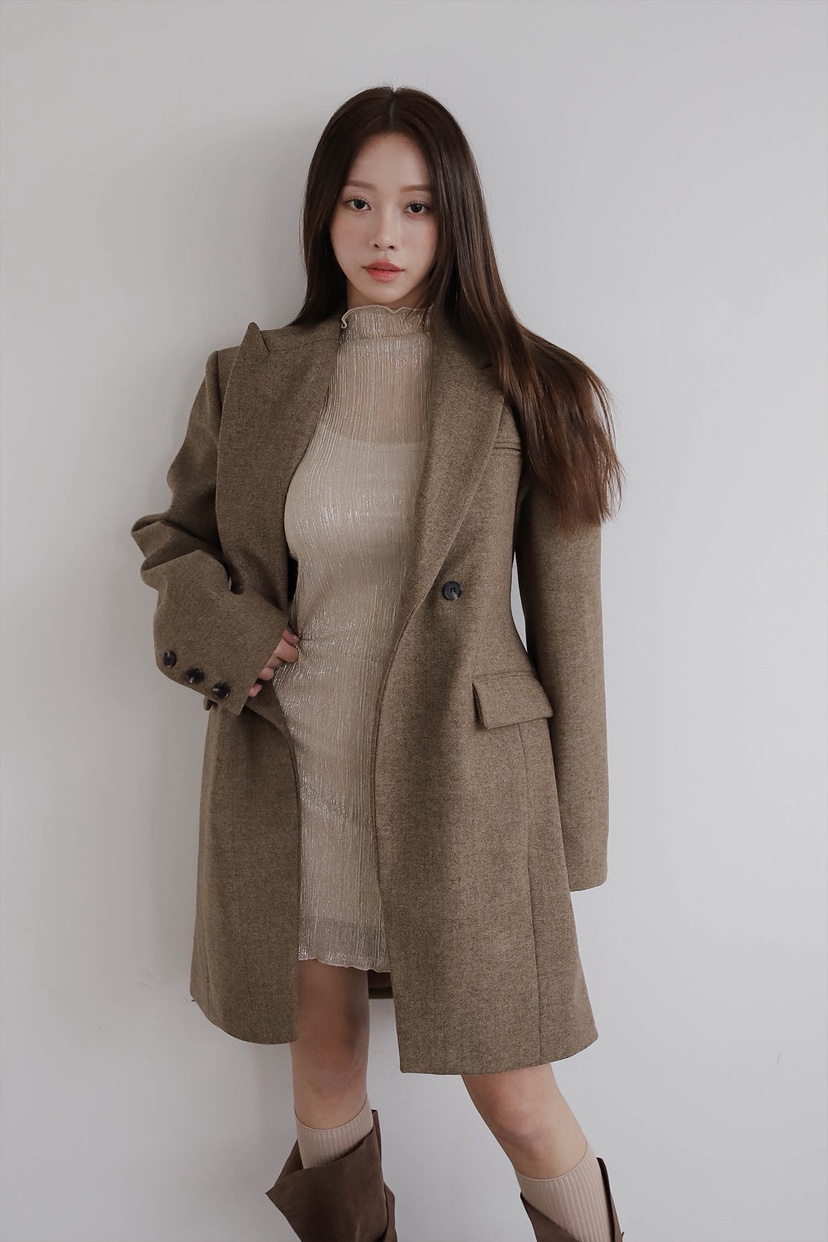 SLIT東大門㊣代購女裝新款25秋冬職業人氣休閑熱賣真品連衣裙SLIT連衣裙