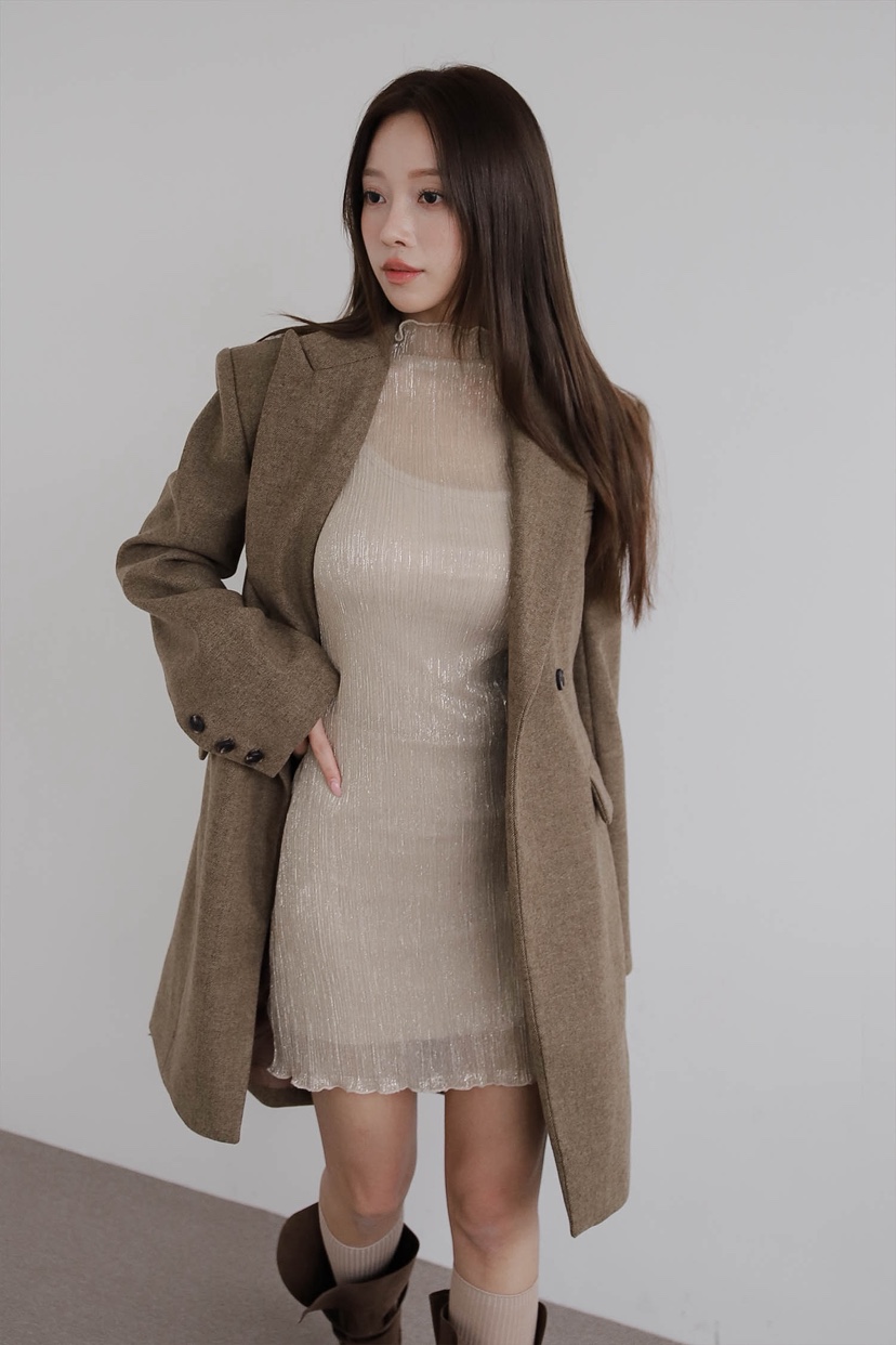 SLIT東大門㊣代購女裝新款25秋冬職業人氣休閑熱賣真品連衣裙SLIT連衣裙