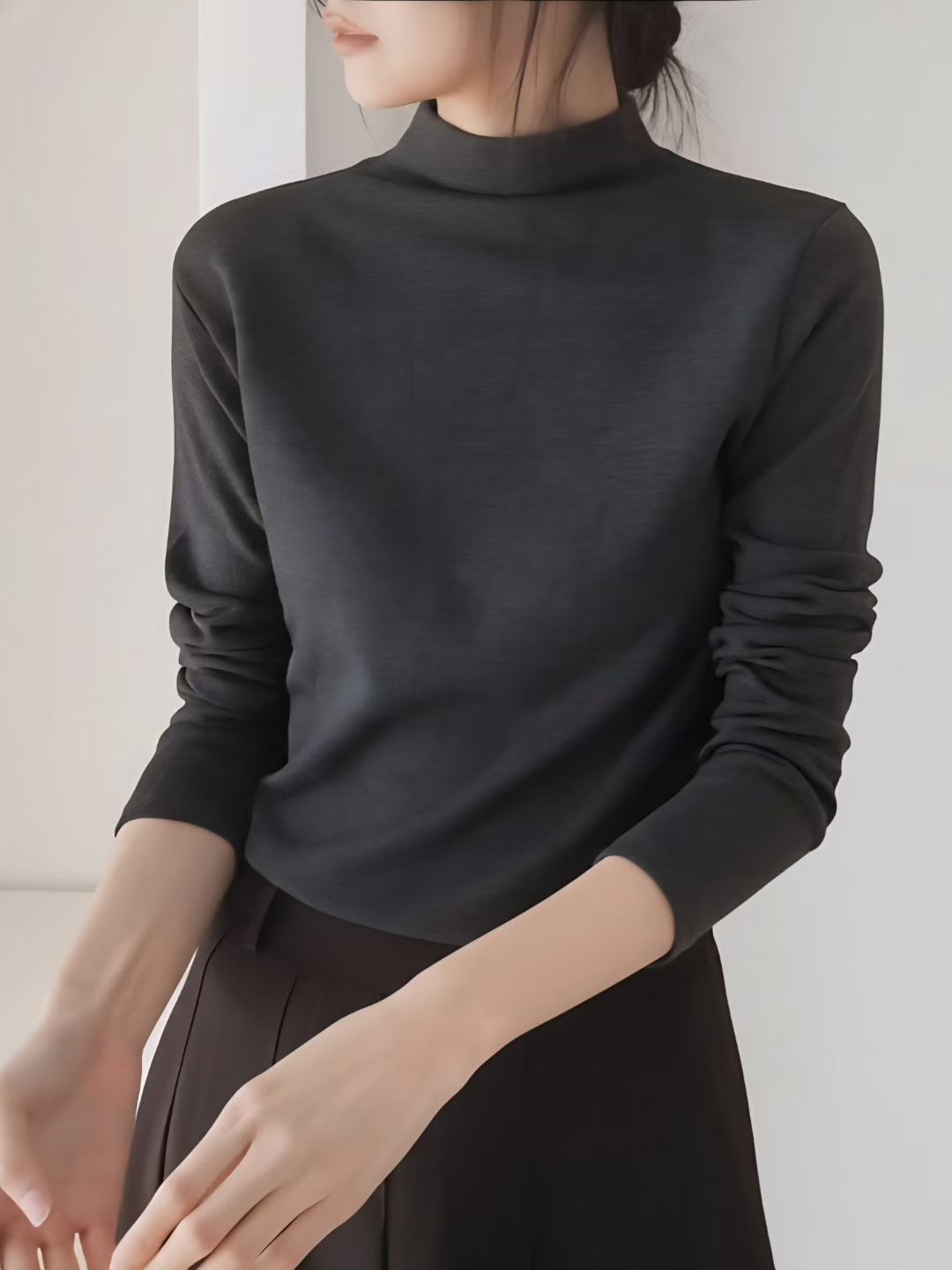 LUVLUV-럽럽-OT韓國代購㊣女士新款人氣休閑真品25秋冬長袖T恤LUVLUV-럽럽-OT長袖T恤