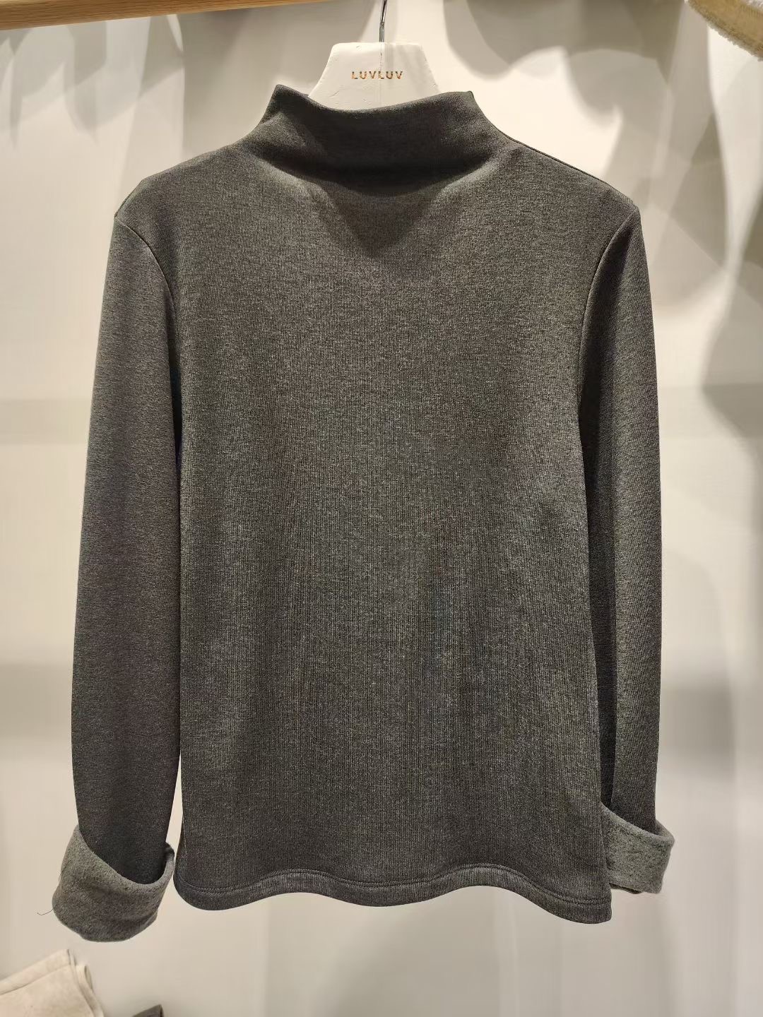 LUVLUV-럽럽-OT韓國代購㊣女士新款人氣休閑真品25秋冬長袖T恤LUVLUV-럽럽-OT長袖T恤圖色3
