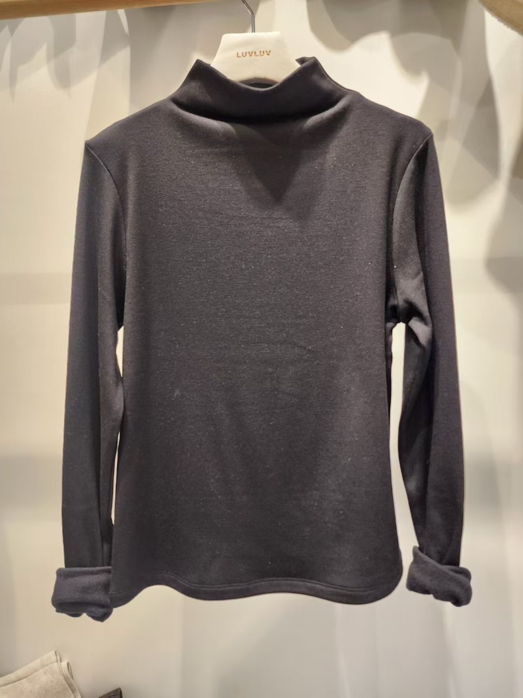 LUVLUV-럽럽-OT韓國代購㊣女士新款人氣休閑真品25秋冬長袖T恤LUVLUV-럽럽-OT長袖T恤圖色4