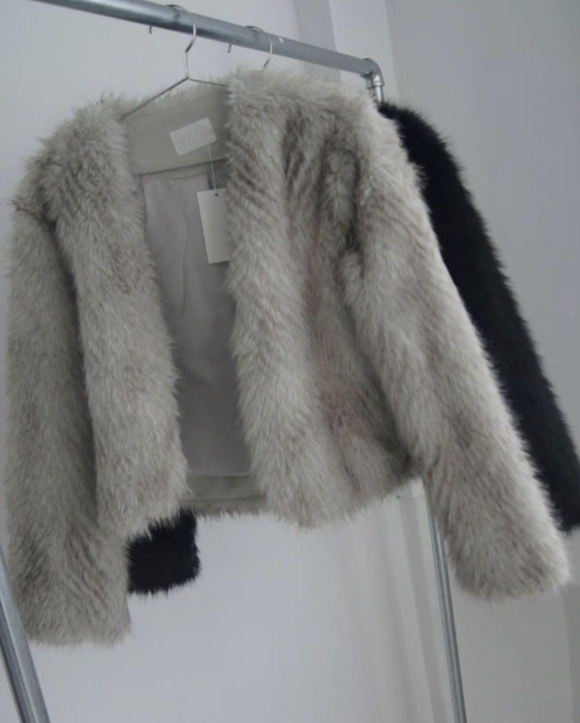 UNSANE東大門㊣實拍女裝新品25秋冬職業人氣休閑時尚夾克毛皮UNSANE夾克圖色1