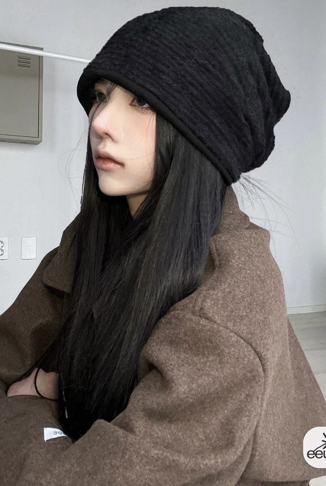 UNSANE東大門㊣實拍女士新款人氣推薦真品休閑熱賣帽子毛絨UNSANE帽子圖色1