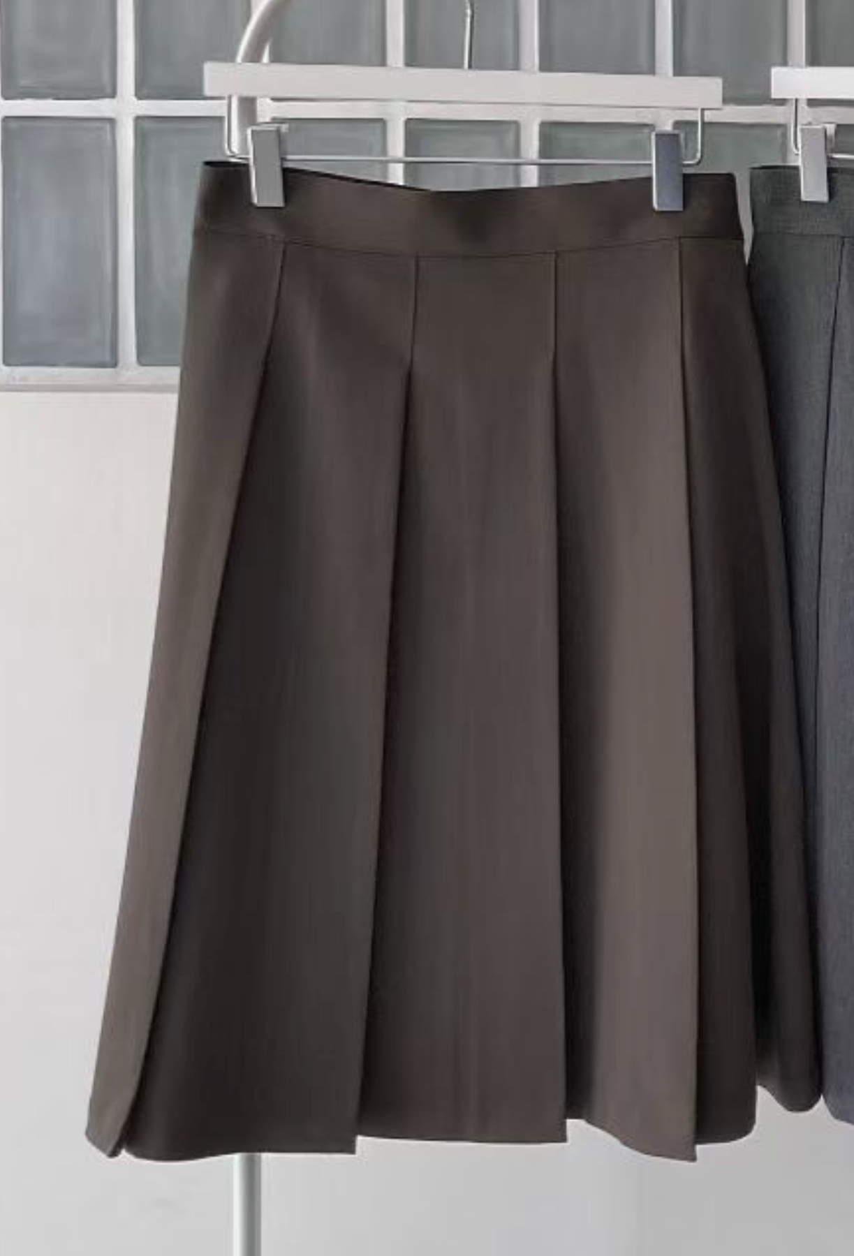 UNSANE韓國代購㊣女裝新款真品25秋冬推薦休閑半身裙中短裙UNSANE半身裙/中短裙圖色1