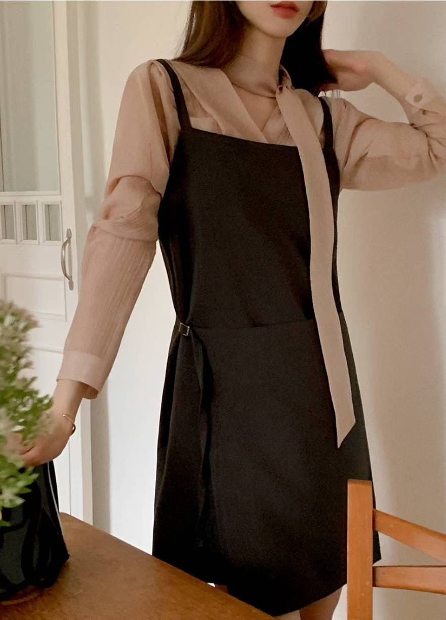 ON-NI-언니-T東大門㊣代購女士新品時尚25秋冬連衣裙不含內搭ON-NI連衣裙圖色2