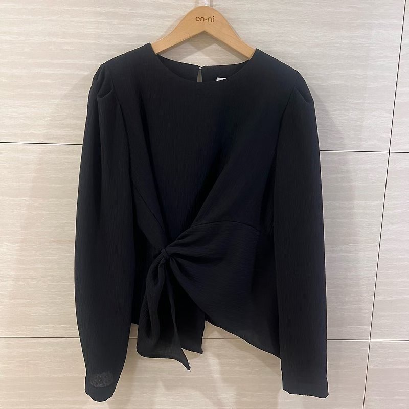 ON-NI-언니-T東大門㊣代購女士新品人氣熱賣休閑襯衫蕾絲衫ON-NI襯衫/蕾絲衫圖色1