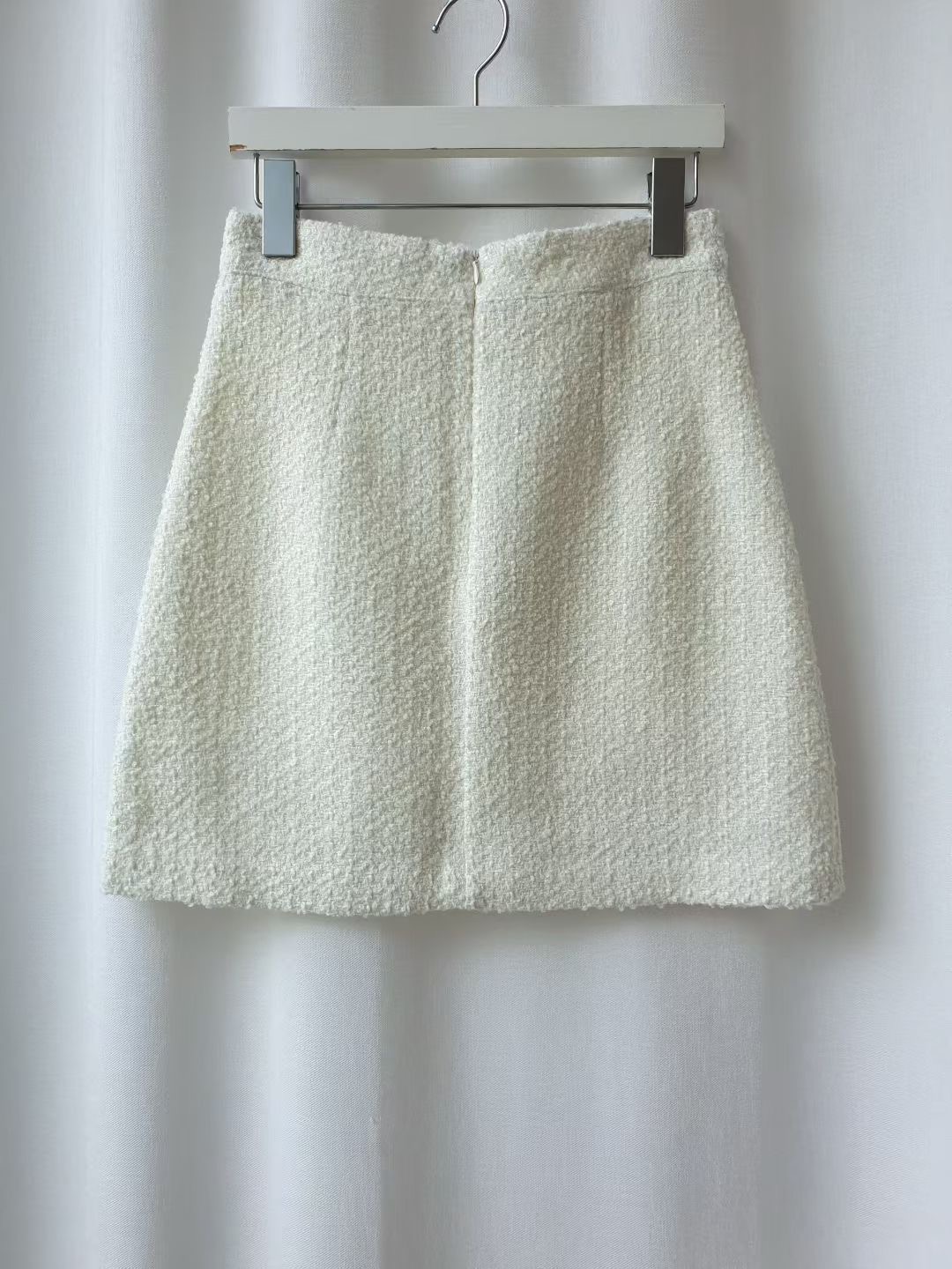 LUVLUV-럽럽-OT韓國直郵㊣女士新品休閑25秋冬短裙粗花呢LUVLUV-럽럽-OT短裙