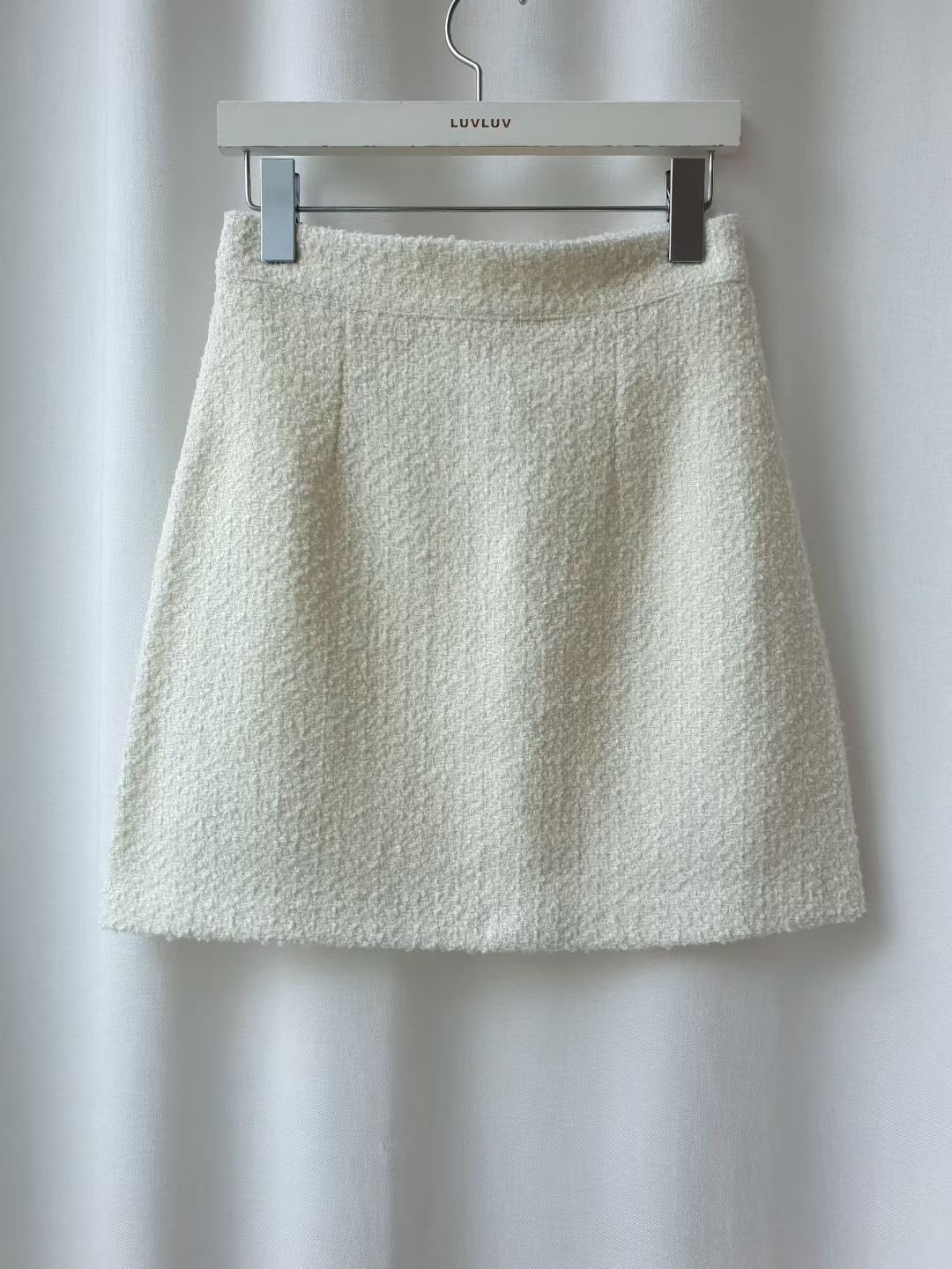 LUVLUV-럽럽-OT韓國直郵㊣女士新品休閑25秋冬短裙粗花呢LUVLUV-럽럽-OT短裙圖色2