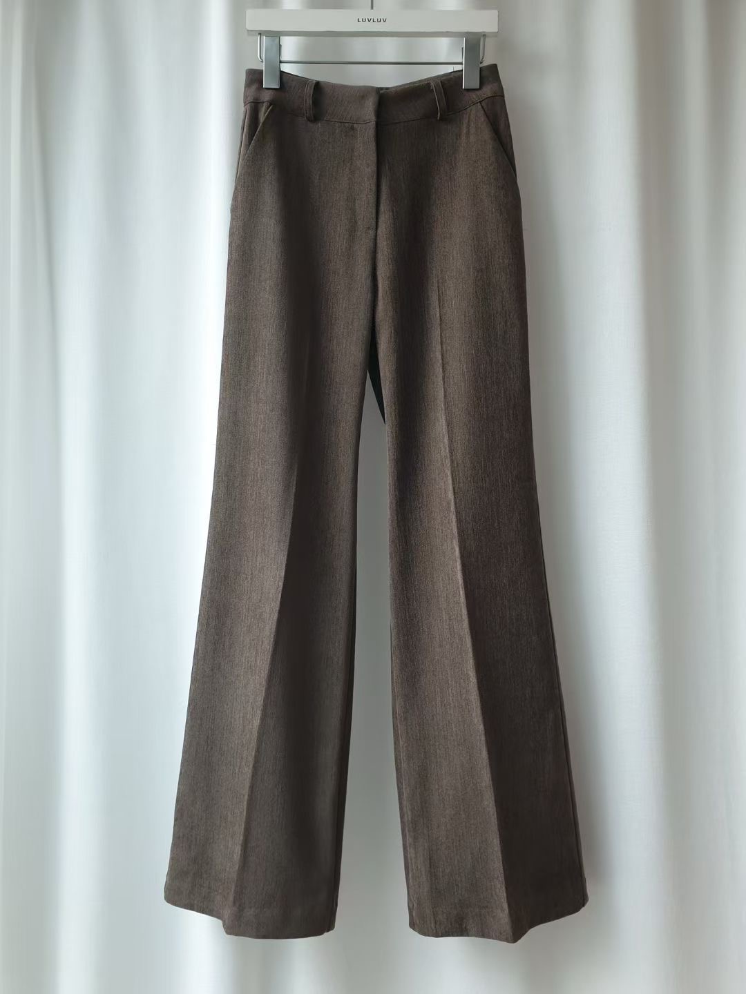 LUVLUV-럽럽-OT東大門㊣代購女裝新款休閑休閑褲抓絨柔軟LUVLUV-럽럽-OT休閑褲圖色2