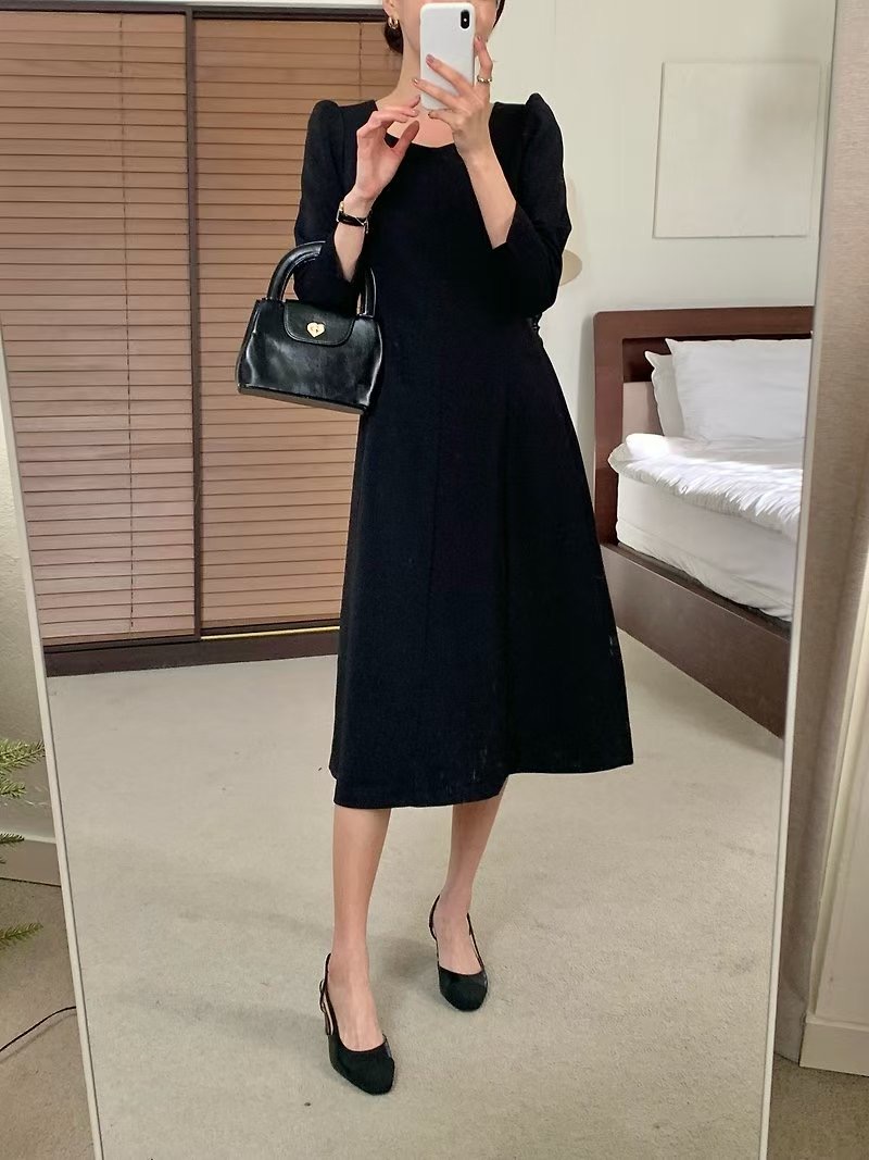 ON-NI-언니-T東大門㊣直郵女士新款休閑推薦時尚人氣連衣裙ON-NI連衣裙圖色2