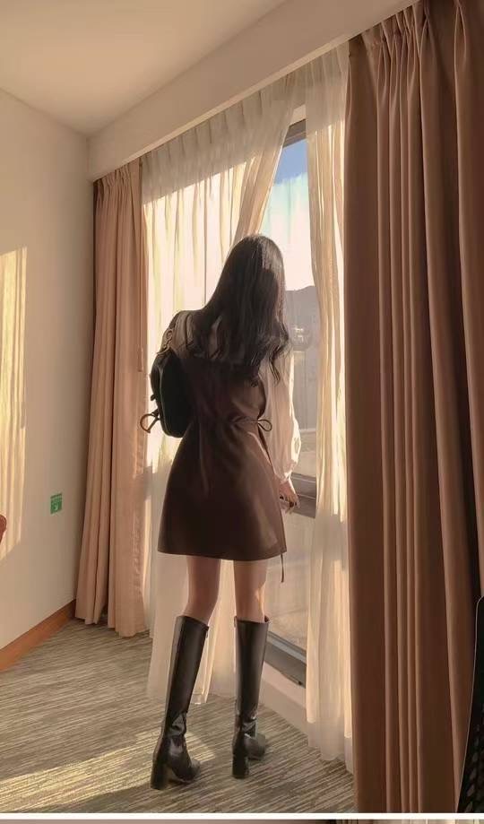 ON-NI-언니-T東大門㊣代購女裝新款職業人氣連衣裙不含內搭ON-NI連衣裙