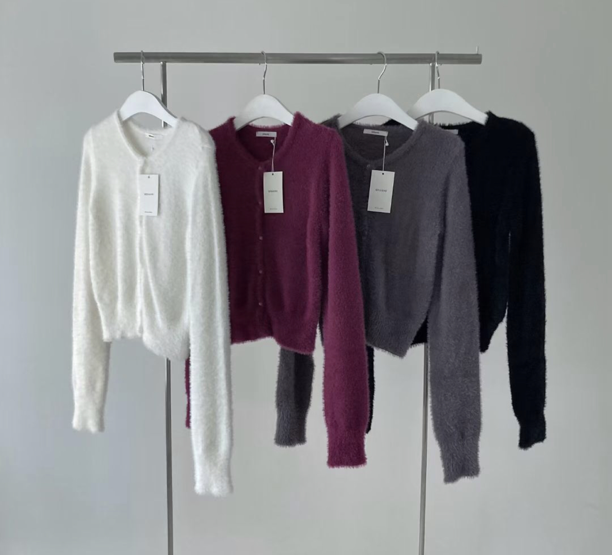 UNSANE韓國代購㊣女裝新品時尚休閑推薦職業25秋冬針織衫兔子UNSANE針織衫圖色4左四色