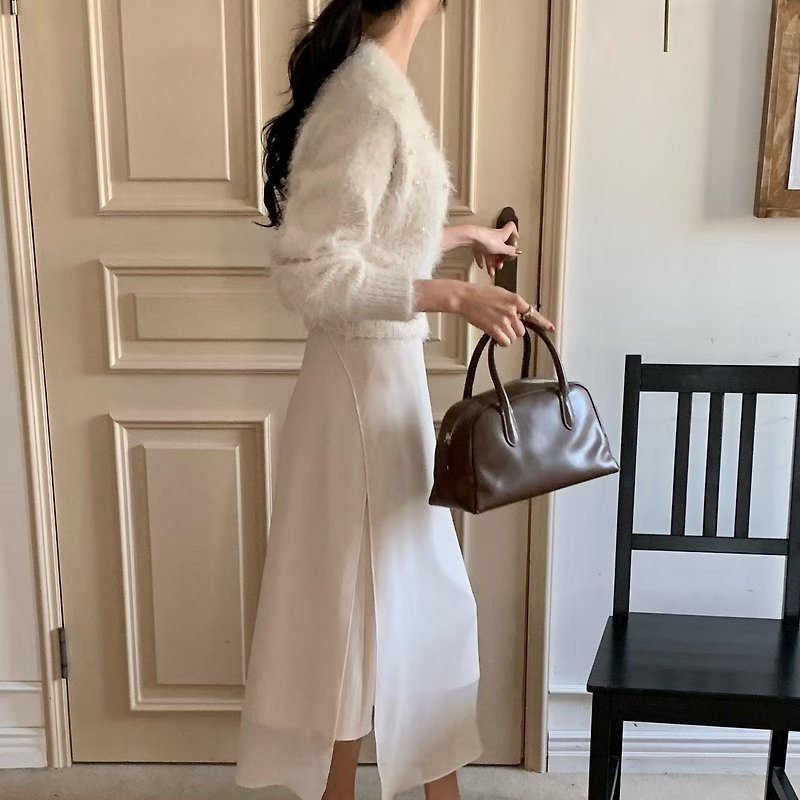 ON-NI-언니-T韓國直郵㊣女士新品職業熱賣25秋冬人氣長裙ON-NI長裙