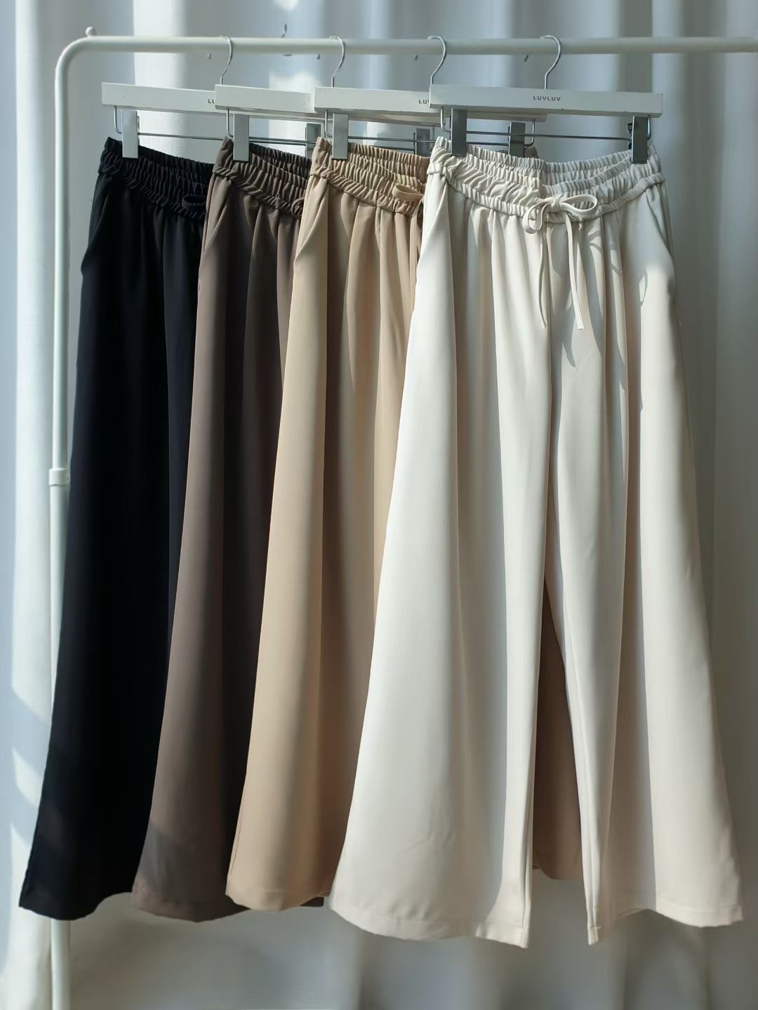 LUVLUV-럽럽-OT韓國代購㊣女士新款時尚職業25秋冬休閑褲LUVLUV-럽럽-OT休閑褲圖色2左二色