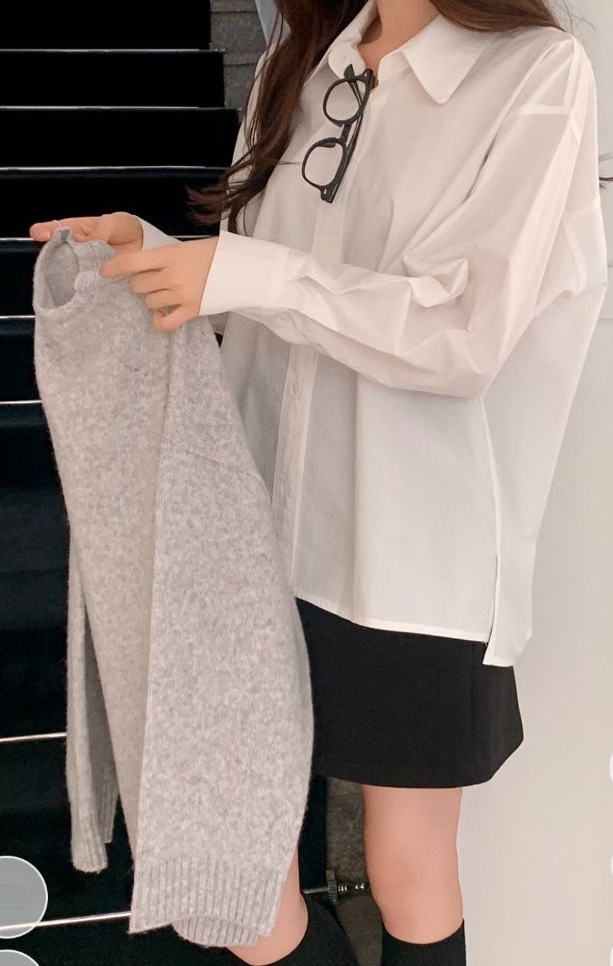 LUVLUV-럽럽-OT東大門㊣直郵女士新品職業推薦襯衫蕾絲衫LUVLUV-럽럽-OT襯衫/蕾絲衫