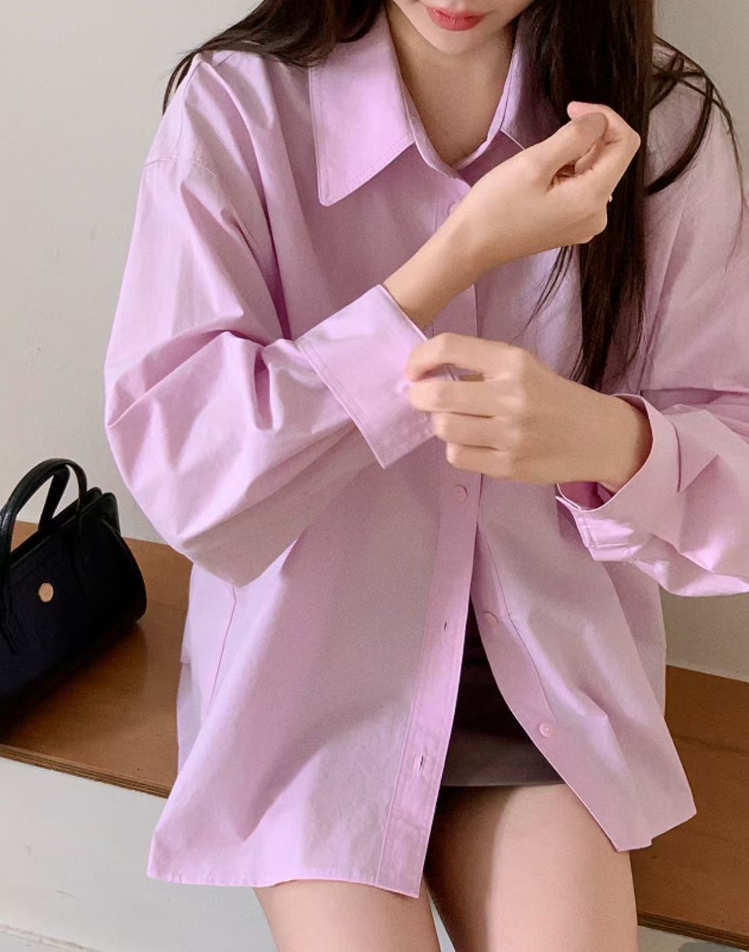 LUVLUV-럽럽-OT東大門㊣直郵女士新品職業推薦襯衫蕾絲衫LUVLUV-럽럽-OT襯衫/蕾絲衫圖色3